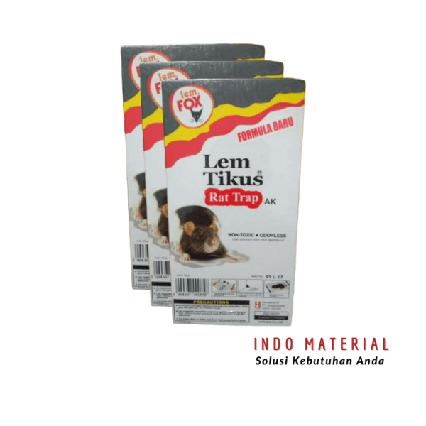 Jebakan Tikus Lem Fox Rat Trap Tray 80 gr Grosir