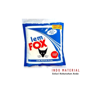 Lem Fox Kantong Biru Kental PVAC Plamir 600 gr | Grosir