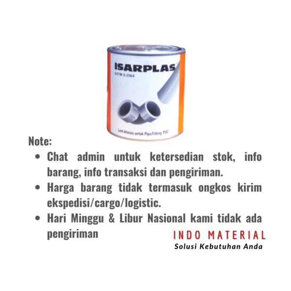 Lem Fox Isarplas Super Kaleng 600 gr Catatan