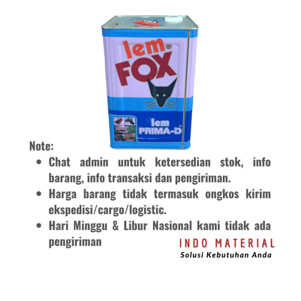 Lem HPL Fox Prima D Blek 14 kg Note