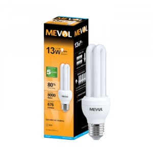 LED Meval 13W LHE 2U Putih