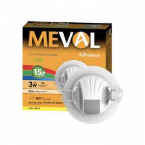 SM002724 Meval 3W LED Shell Downlight 3 inc 100-240V PTH