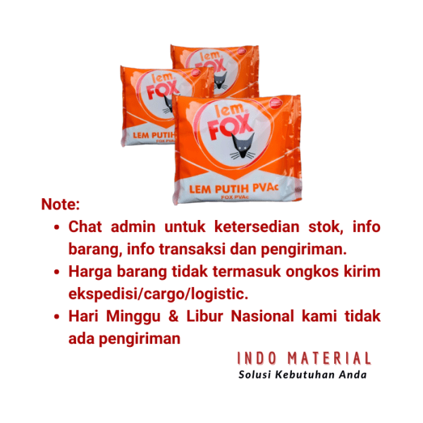 Lem Fox Kantong Orange 700 gr S&K