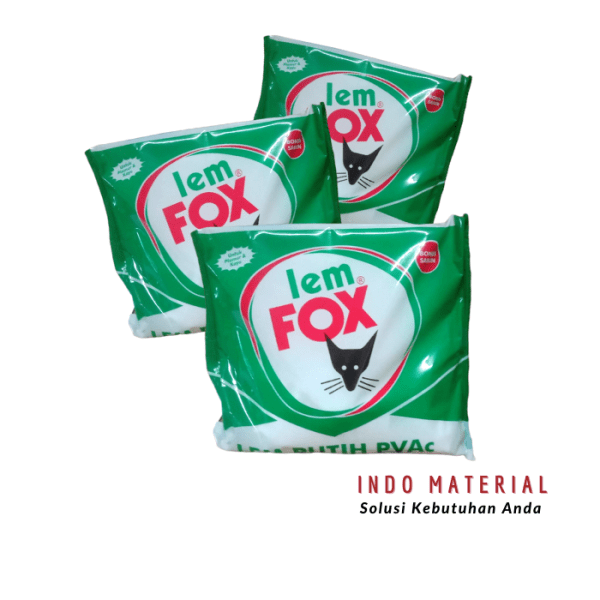 Lem Kayu Fox Hijau Kantong PVAc 700 gr Grosir