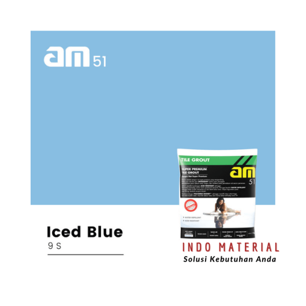 AM 51 Iced Blue 9 S Nat Kamar Mandi | Grosir