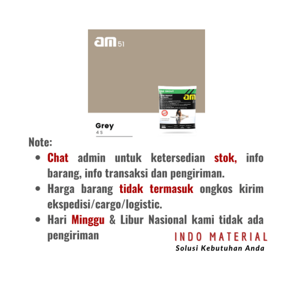 Nat Warna AM 51 Grey 4 S | Per Dos S&K