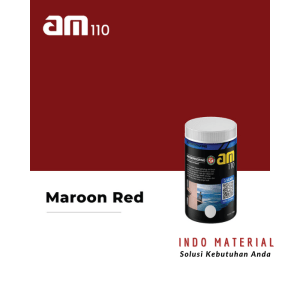 Jual Cat Waterproof AM 110 Maroon Red Grosiran