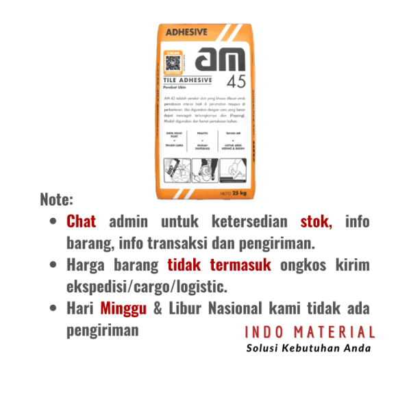 Perekat Ubin Ekonomis AM 45 25 kg | Grosir