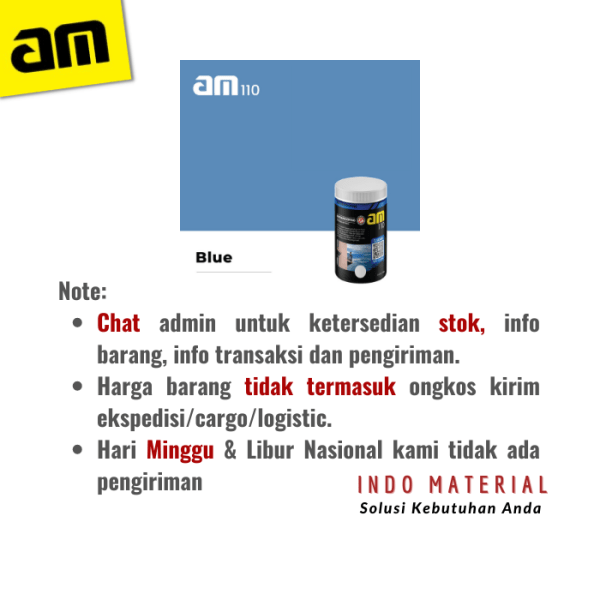 Cat Tembok Luar Waterproof AM 110 Blue | Grosir S&K