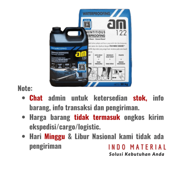 Waterproof Fleksibel AM 122 Grosir 5kg+20kg