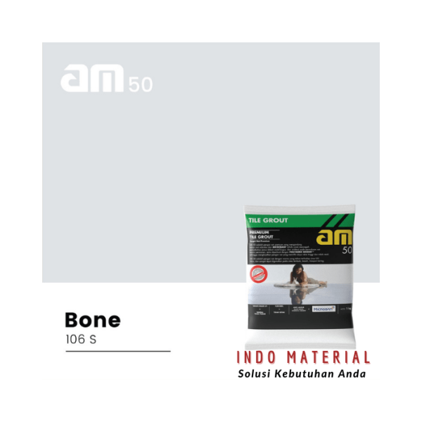 AM 50 Bone 106 S Premium Tile Grout 1Kg Grosir