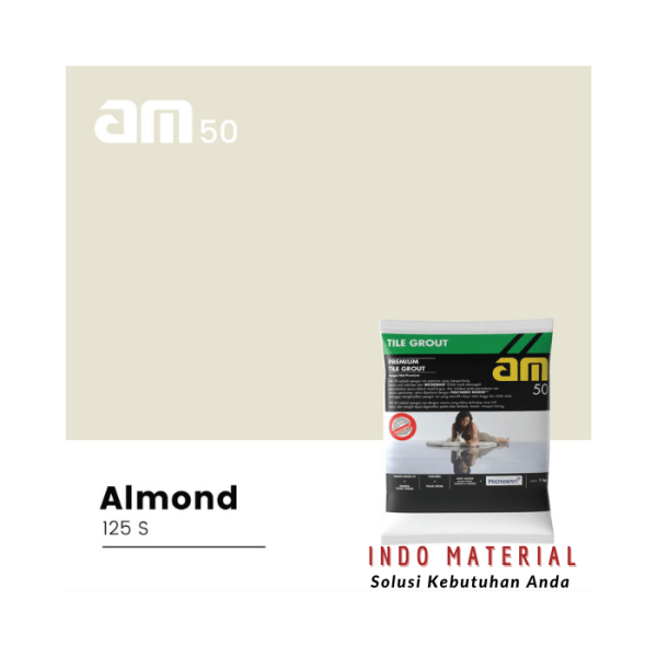 AM 50 Almond 125 S Premium Tile Grout Grosir