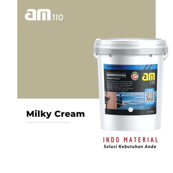 AM 110 20kg Milky Cream Cat Pelapis Anti Bocor