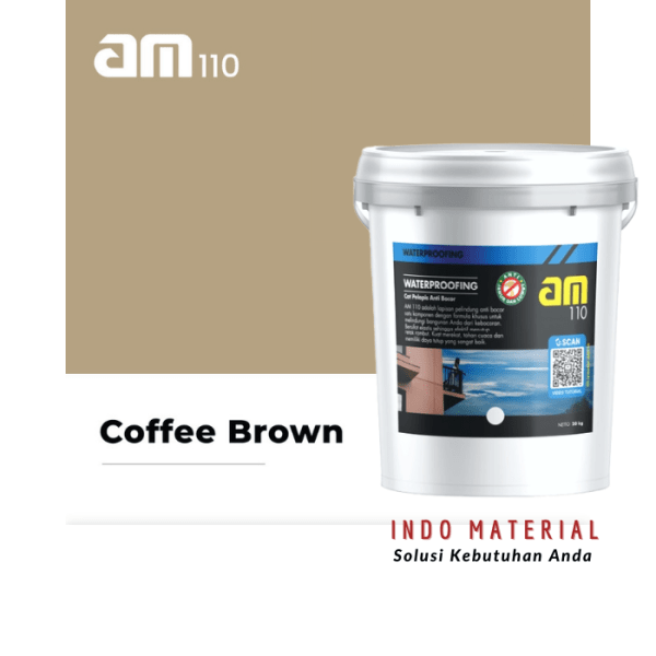 AM 110 20kg Coffe Brown Cat Waterproof | Grosir