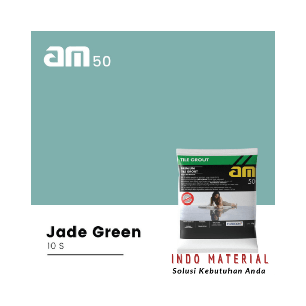 AM 50 Jade Green 10 S Premium Tile Grout 1 Kg