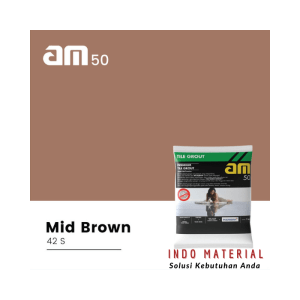 AM 50 Mid Brown 42 S Premium Tile Grout 1 Kg