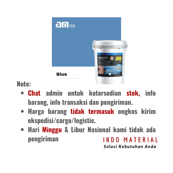 AM 110 Blue 20 kg Cat Pelapis Anti Bocor | Grosir Catatan Produk