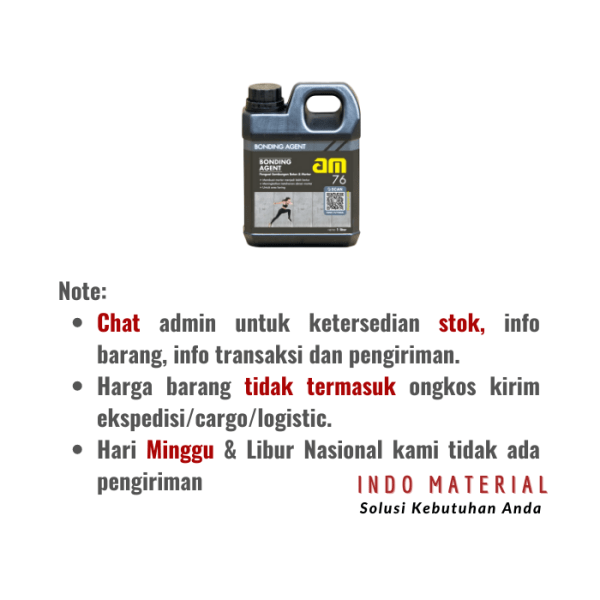 AM 76 Bonding Agent Area Kering 1 L | Grosir
