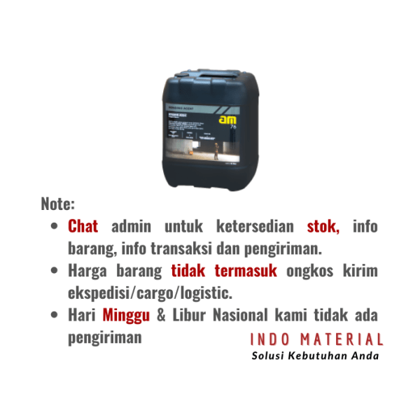 AM 76 10 Liter Bonding Agent Area Kering | Grosir Note
