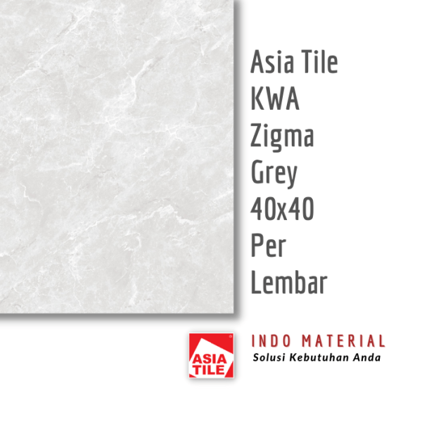 Asia Tile Zigma Grey KWA 40x40cm Eceran pic 2