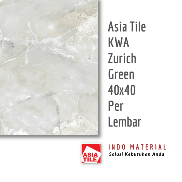 Keramik Asia Tile Zurich Green KWA 40x40 Eceran pic 2