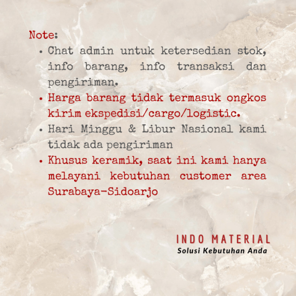 Keramik Asia Tile Zurich Brown KWA 40x40 Eceran note